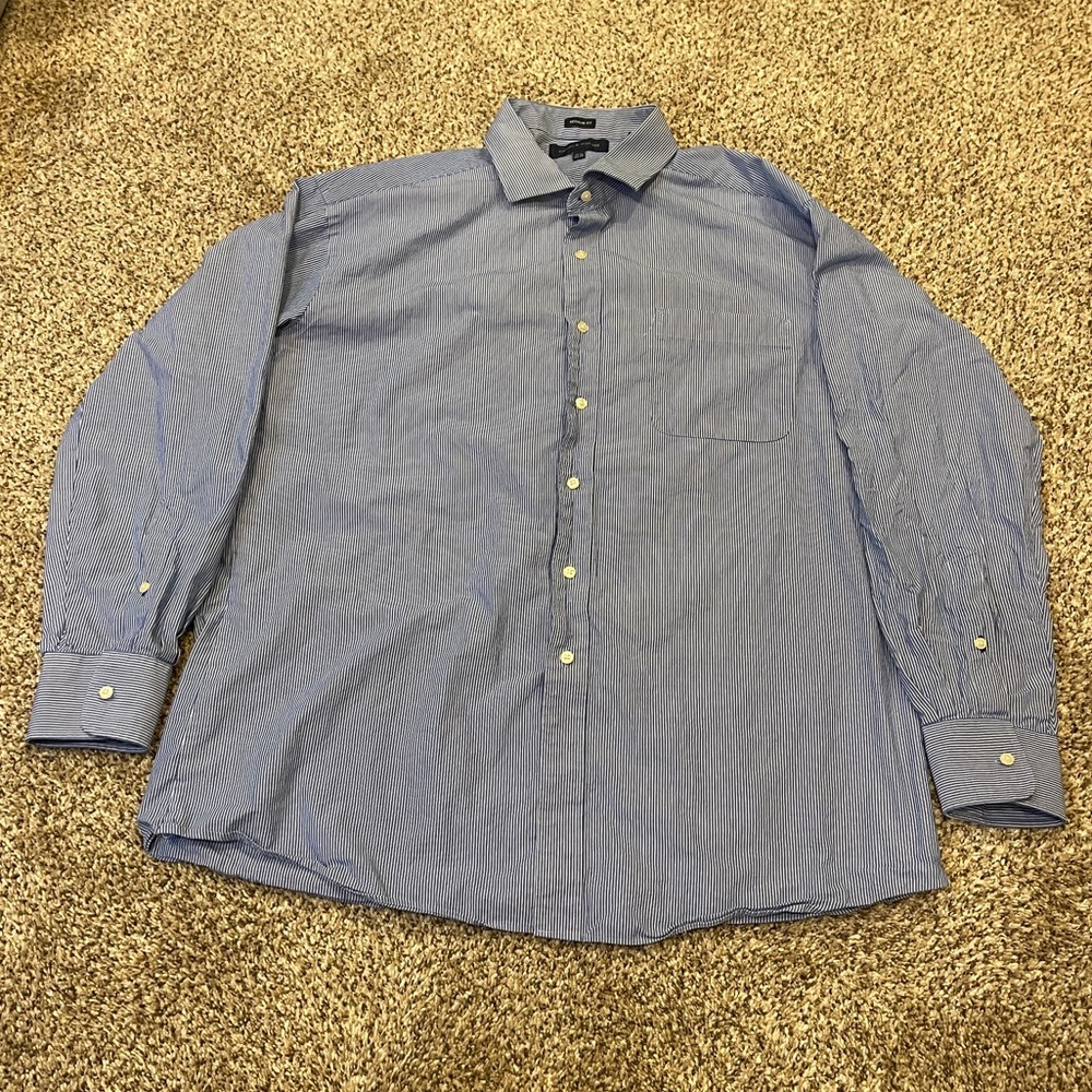 Tommy Hilfiger Striped Long-Sleeve Button Down Men's Size Medium